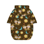 Cute Cartoon Gemini Pattern Print Dog Zip Up Hoodie