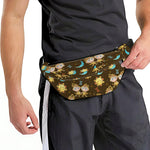 Cute Cartoon Gemini Pattern Print Fanny Pack