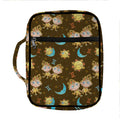 Cute Cartoon Gemini Pattern Print Front Pocket Bible Bag