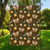 Cute Cartoon Gemini Pattern Print Garden Flag