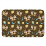 Cute Cartoon Gemini Pattern Print Indoor Door Mat