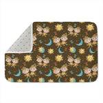 Cute Cartoon Gemini Pattern Print Indoor Door Mat