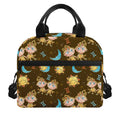 Cute Cartoon Gemini Pattern Print Insulated Lunch Bag