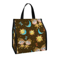 Cute Cartoon Gemini Pattern Print Insulated Lunch Tote