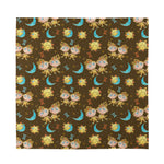 Cute Cartoon Gemini Pattern Print Silk Bandana