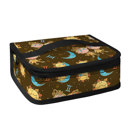 Cute Cartoon Gemini Pattern Print Small Lunch Bag