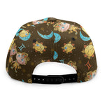 Cute Cartoon Gemini Pattern Print Snapback Cap