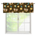 Cute Cartoon Gemini Pattern Print Window Valance