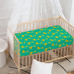 Cute Cartoon Giraffe Pattern Print Baby Crib Sheet