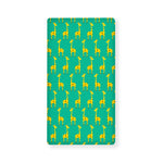 Cute Cartoon Giraffe Pattern Print Baby Crib Sheet