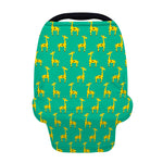 Cute Cartoon Giraffe Pattern Print Baby Seat Cover
