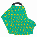 Cute Cartoon Giraffe Pattern Print Baby Seat Cover