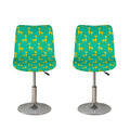 Cute Cartoon Giraffe Pattern Print Bar Stool Covers
