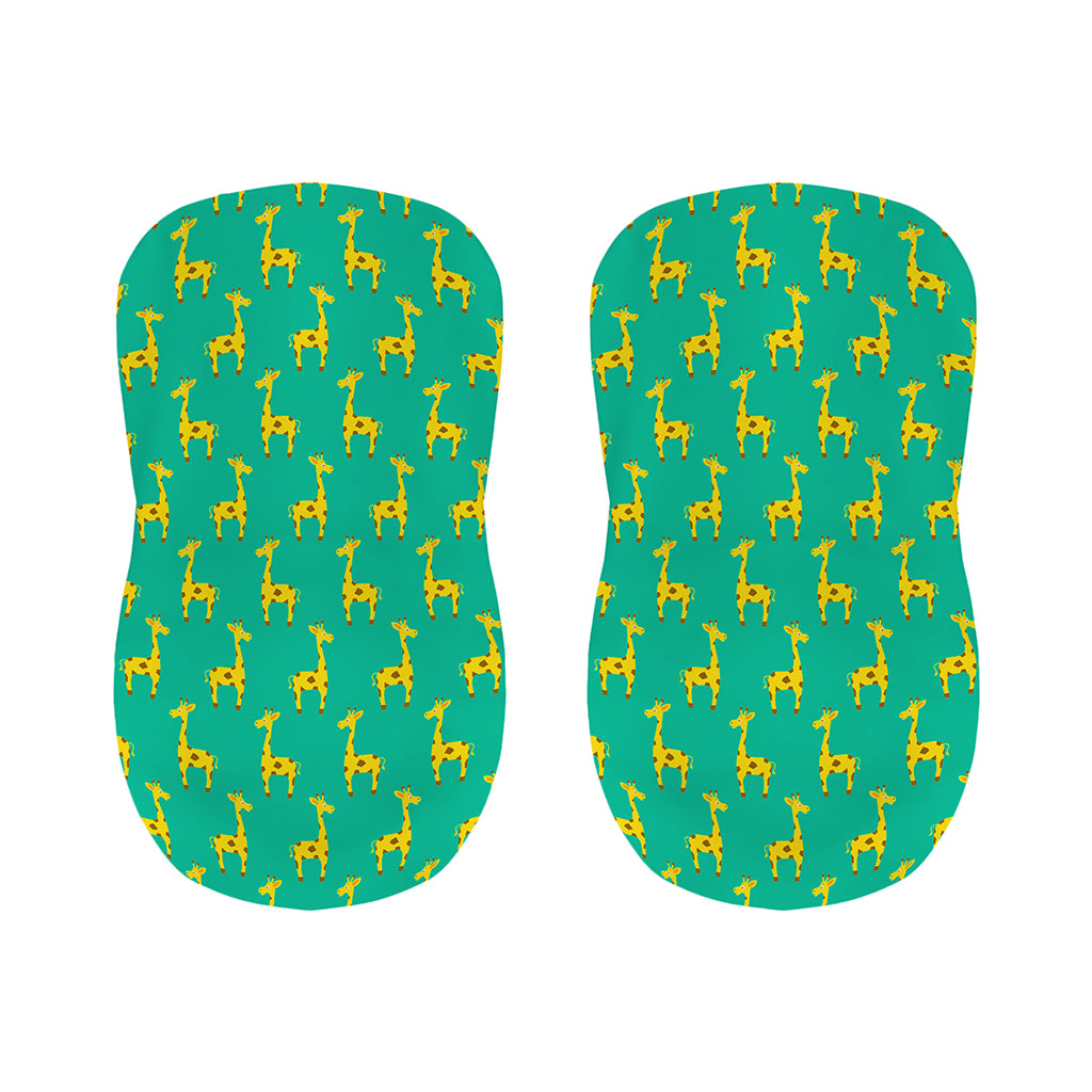 Cute Cartoon Giraffe Pattern Print Bar Stool Covers