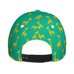 Cute Cartoon Giraffe Pattern Print Baseball Cap