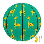 Cute Cartoon Giraffe Pattern Print Basketball