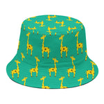 Cute Cartoon Giraffe Pattern Print Bucket Hat