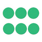 Cute Cartoon Giraffe Pattern Print Coaster Set