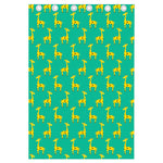 Cute Cartoon Giraffe Pattern Print Curtain