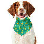 Cute Cartoon Giraffe Pattern Print Dog Bandana