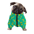 Cute Cartoon Giraffe Pattern Print Dog Zip Up Jacket
