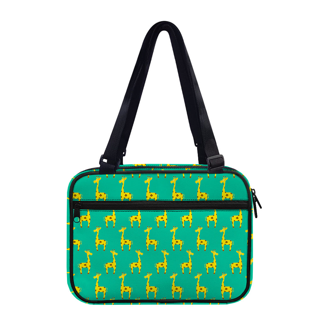 Cute Cartoon Giraffe Pattern Print Double Strap Bible Bag
