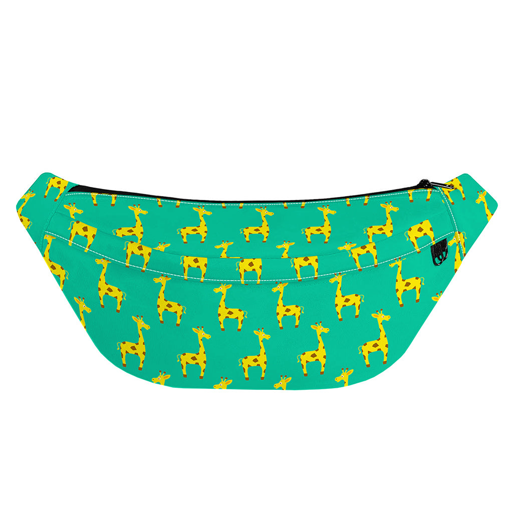 Cute Cartoon Giraffe Pattern Print Fanny Pack