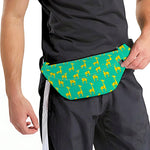 Cute Cartoon Giraffe Pattern Print Fanny Pack