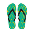 Cute Cartoon Giraffe Pattern Print Flip Flops