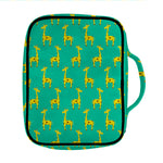 Cute Cartoon Giraffe Pattern Print Front Pocket Bible Bag
