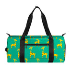 Cute Cartoon Giraffe Pattern Print Gym Bag