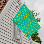 Cute Cartoon Giraffe Pattern Print House Flag