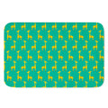 Cute Cartoon Giraffe Pattern Print Indoor Door Mat