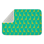 Cute Cartoon Giraffe Pattern Print Indoor Door Mat