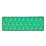 Cute Cartoon Giraffe Pattern Print Long Kitchen Mat