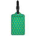 Cute Cartoon Giraffe Pattern Print Luggage Tag
