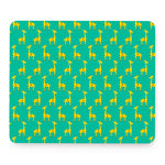 Cute Cartoon Giraffe Pattern Print Mouse Pad