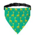 Cute Cartoon Giraffe Pattern Print Over The Collar Dog Bandana