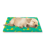 Cute Cartoon Giraffe Pattern Print Pet Cooling Mat Cover