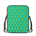 Cute Cartoon Giraffe Pattern Print Rectangular Crossbody Bag