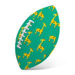 Cute Cartoon Giraffe Pattern Print Rugby Ball