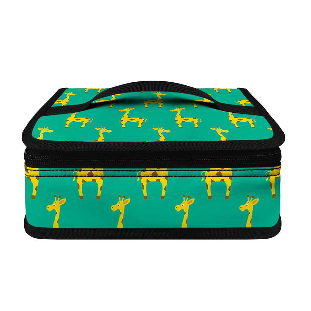 Cute Cartoon Giraffe Pattern Print Small Lunch Bag