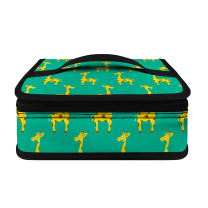 Cute Cartoon Giraffe Pattern Print Small Lunch Bag