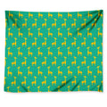 Cute Cartoon Giraffe Pattern Print Tapestry