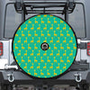 Cute Cartoon Giraffe Pattern Print Tire Cover With Camera Hole