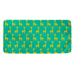 Cute Cartoon Giraffe Pattern Print Towel