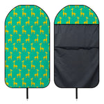 Cute Cartoon Giraffe Pattern Print Waterproof Car Seat Cover