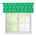 Cute Cartoon Giraffe Pattern Print Window Valance