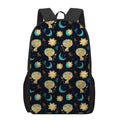 Cute Cartoon Leo Pattern Print 17 Inch Backpack