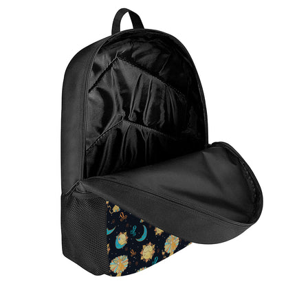 Cute Cartoon Leo Pattern Print 17 Inch Backpack